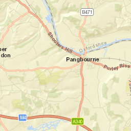 Pangbourne Street Map