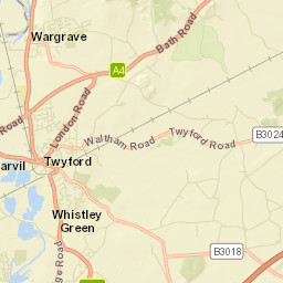 Wargrave Street Map