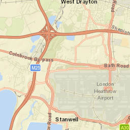West Drayton Street Map