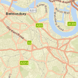 Greenwich, England Street Map