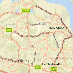 Abbey Wood Street Map