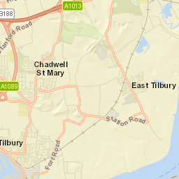 Chadwell St Mary Street Map