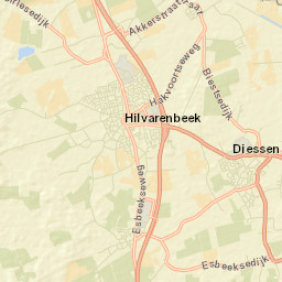 Hilvarenbeek Street Map