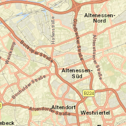 Essen Street Map