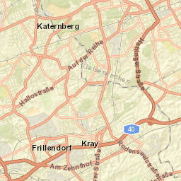 Gelsenkirchen Street Map