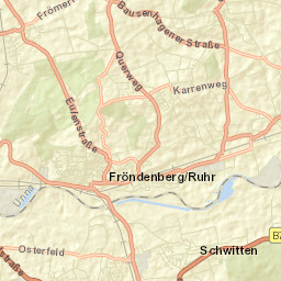 Fröndenberg Street Map