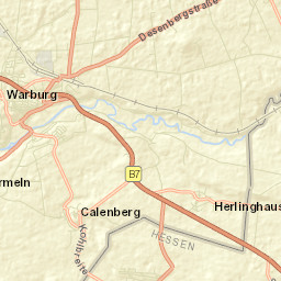 Warburg Street Map
