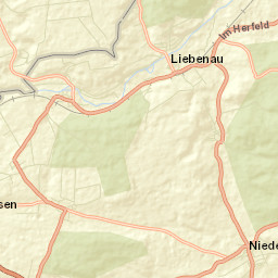 Liebenau Street Map