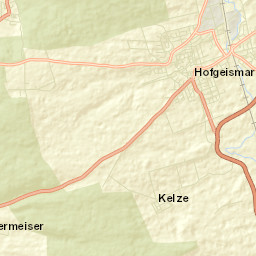 Hofgeismar Street Map