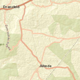 Dransfeld Street Map