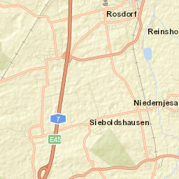 Rosdorf Street Map