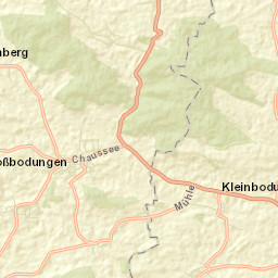 Großbodungen Street Map