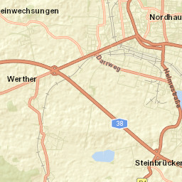 Nordhausen Street Map