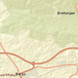 Berga Street Map