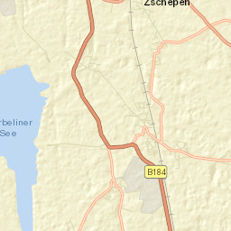 Zschortau Street Map