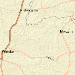 Wińsko Street Map
