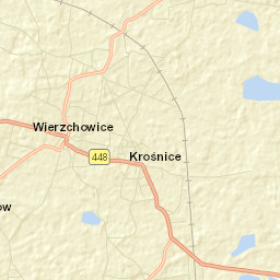 Krośnice Street Map