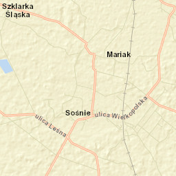 Sośnie Street Map
