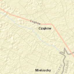 Czajków Street Map