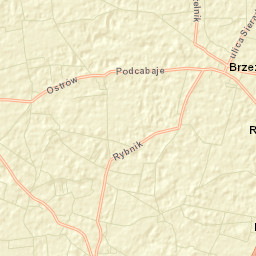 Brzeźnio Street Map