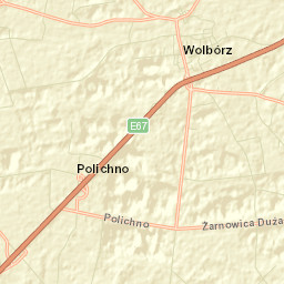 Wolbórz Street Map