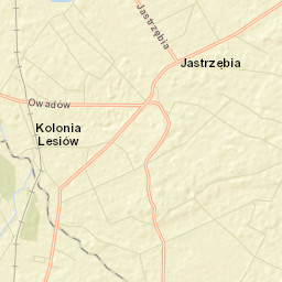 Jastrzębia Street Map