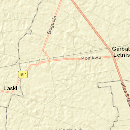 Garbatka-Letnisko Street Map