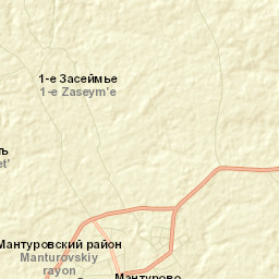 Manturovo Street Map
