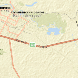 Kalininsk Street Map