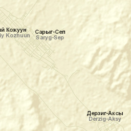 Saryg-Sep Street Map