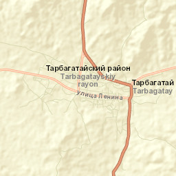Tarbagatay Street Map