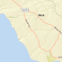 Wick, Wick PO (SE-bound), Cowbridge, Vale of Glamorgan CF71,  Street Map