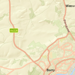 Wenvoe Street Map