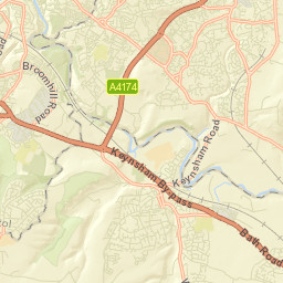 Keynsham Street Map