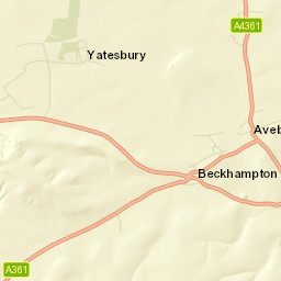 Beckhampton Road, Marlborough, Wiltshire Street Map