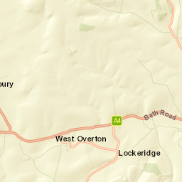4 Hillside, Lockeridge, Marlborough, Wiltshire SN8  Street Map