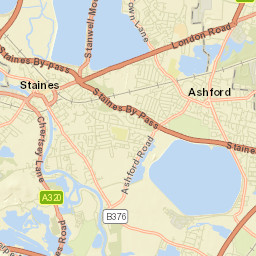 Staines Street Map