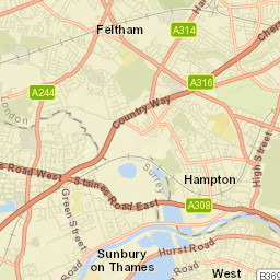 Feltham Street Map