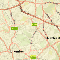 Chislehurst Street Map