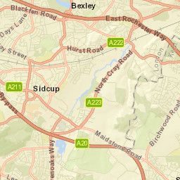 Bexley Street Map