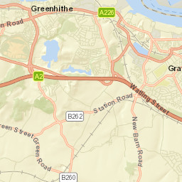 Greenhithe Street Map