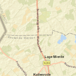 Lage Mierde Street Map