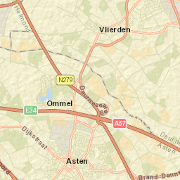 Asten Street Map