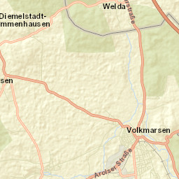 Volkmarsen Street Map
