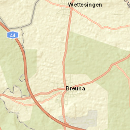 Breuna Street Map