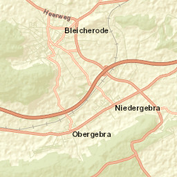 Bleicherode Street Map