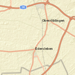 Edersleben Street Map