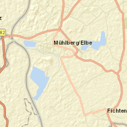 Mühlberg Street Map