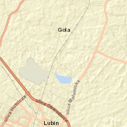 Powiat lubiński Street Map