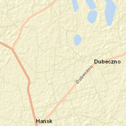 Hańsk Street Map